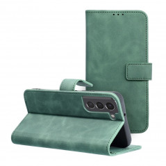 Peňaženkové puzdro TENDER Book na Samsung Galaxy S22 Zelený