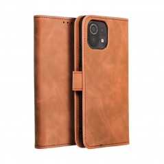 Peňaženkové puzdro TENDER Book na XIAOMI Mi 11 Lite Hnedý