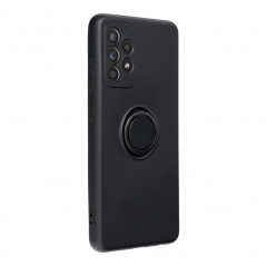 Kryt Silicone ring na Samsung Galaxy A52 LTE Čierny