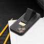 Kryt LEATHER Case Kickstand na Apple iPhone 11 Čierny