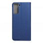 Peňaženkové puzdro Smart Case Book na Samsung Galaxy S21 Plus 5G Tmavší modrý