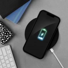 Kryt Silicone na Apple iPhone 12 Pro Elegant  Čierny