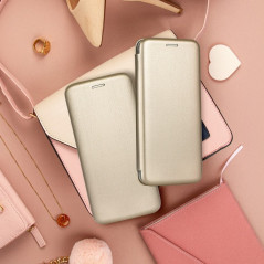 Peňaženkové puzdro Book Elegance na Samsung Galaxy A32 LTE Elegant  Zlatý
