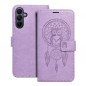 Peňaženkové puzdro MEZZO Book na Samsung Galaxy A15 LTE Lapač snov  Fialový (Purple)