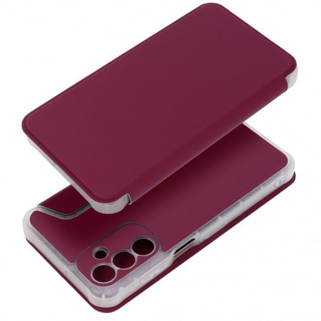 Peňaženkové puzdro Piano Book na Samsung Galaxy A15 LTE Purpurový
