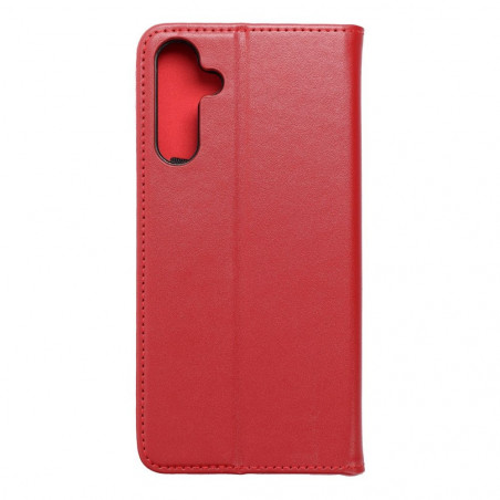 Peňaženkové puzdro Leather case SMART PRO na Samsung Galaxy A15 LTE Elegant Vinovo červený