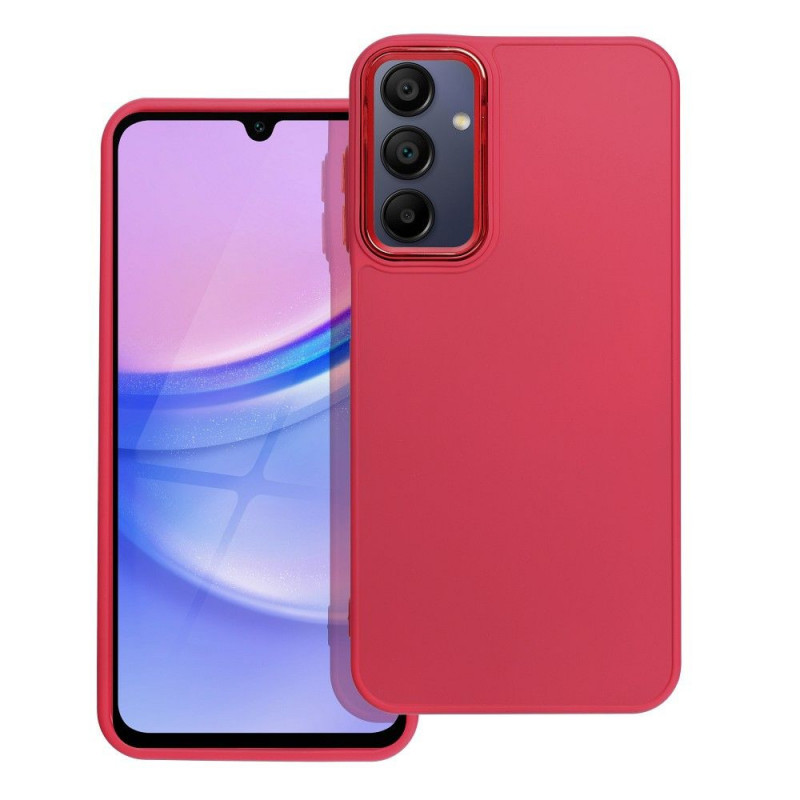 Kryt FRAME na Samsung Galaxy A15 LTE Elegant  Purpurový