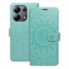 Peňaženkové puzdro MEZZO Book na XIAOMI Redmi Note 13 4G Mandala  Zelený