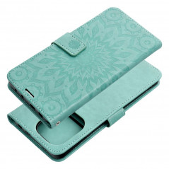 Peňaženkové puzdro MEZZO Book na XIAOMI Redmi Note 13 4G Mandala  Zelený
