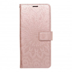 Peňaženkové puzdro MEZZO Book na XIAOMI Redmi Note 13 4G Mandala Ružovo-zlatý