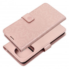 Peňaženkové puzdro MEZZO Book na XIAOMI Redmi Note 13 4G Mandala  Ružovo-zlatý