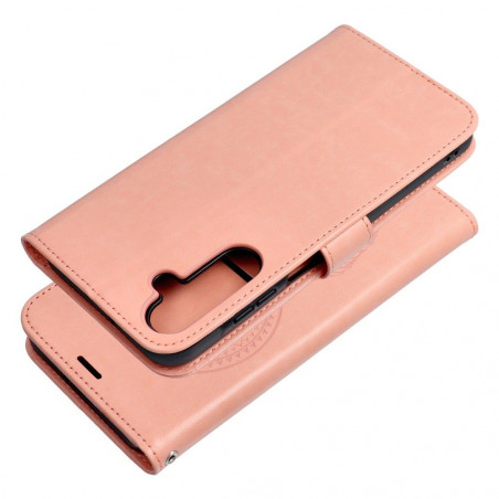 Peňaženkové puzdro MEZZO Book na XIAOMI Redmi Note 13 4G Lapač snov Svetlo broskyňový