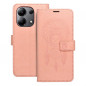 Peňaženkové puzdro MEZZO Book na XIAOMI Redmi Note 13 4G Lapač snov  Svetlo broskyňový