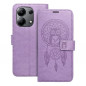 Peňaženkové puzdro MEZZO Book na XIAOMI Redmi Note 13 4G Lapač snov  Fialový (Purple)