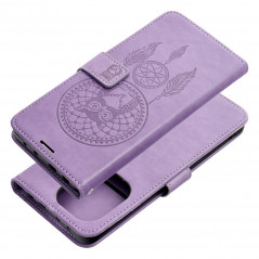 Peňaženkové puzdro MEZZO Book na XIAOMI Redmi Note 13 4G Lapač snov  Fialový (Purple)
