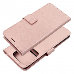 Peňaženkové puzdro MEZZO Book na XIAOMI Redmi Note 13 5G Mandala  Ružovo-zlatý
