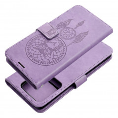 Peňaženkové puzdro MEZZO Book na XIAOMI Redmi Note 13 5G Lapač snov  Fialový (Purple)