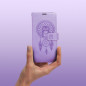 Peňaženkové puzdro MEZZO Book na XIAOMI Redmi Note 13 Pro 5G Lapač snov  Fialový (Purple)