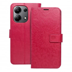 Peňaženkové puzdro MEZZO Book na XIAOMI Redmi Note 13 4G Mandala  Purpurový
