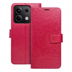 Peňaženkové puzdro MEZZO Book na XIAOMI Redmi Note 13 5G Mandala  Purpurový