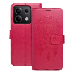 Peňaženkové puzdro MEZZO Book na XIAOMI Redmi Note 13 5G Lapač snov  Purpurový