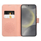 Peňaženkové puzdro MEZZO Book na XIAOMI Redmi Note 13 Pro 5G Mandala  Svetlo broskyňový