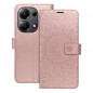 Peňaženkové puzdro MEZZO Book na XIAOMI Redmi Note 13 Pro 4G Mandala  Ružovo-zlatý