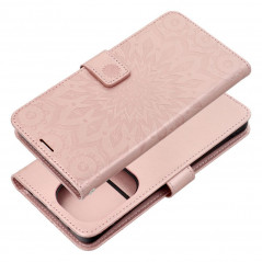 Peňaženkové puzdro MEZZO Book na XIAOMI Redmi Note 13 Pro 4G Mandala  Ružovo-zlatý
