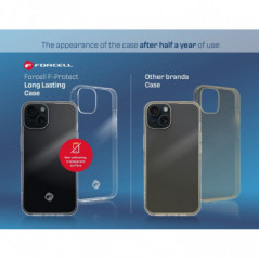 Kryt Forcell F-Protect Long Lasting na Apple iPhone 13 Pro Transparentný