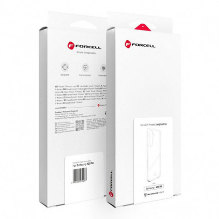 Kryt Forcell F-Protect Long Lasting na Samsung Galaxy A35 Transparentný