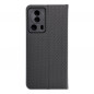 Peňaženkové puzdro LUNA Book Carbon na XIAOMI 13 Lite Uhlíkové vlákno, Elegant  Čierny
