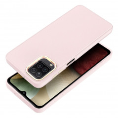 Kryt FRAME na Samsung Galaxy A12 Elegant  Púdrovo ružový