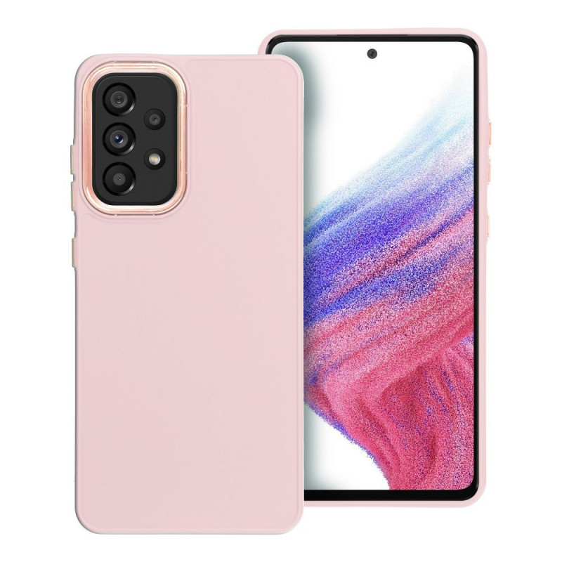 Kryt FRAME na Samsung Galaxy A52s 5G Elegant  Púdrovo ružový