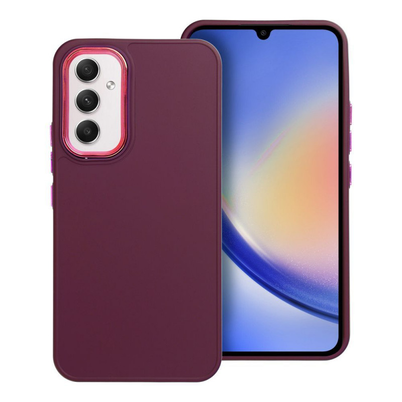 Kryt FRAME na Samsung Galaxy A54 Elegant  Fialový (Purple)