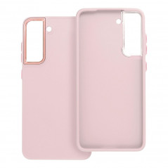 Kryt FRAME na Samsung Galaxy S21 FE 5G Elegant  Púdrovo ružový