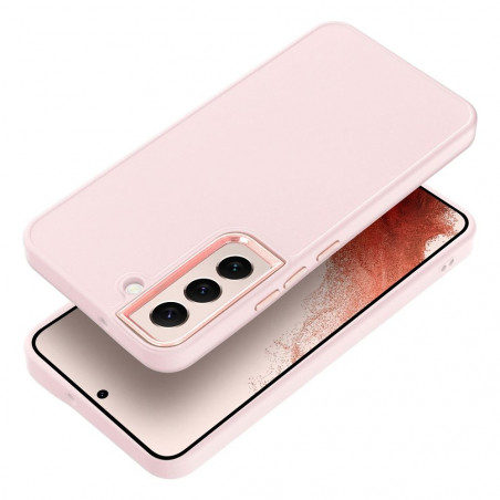 Kryt FRAME na Samsung Galaxy S22 Elegant Púdrovo ružový