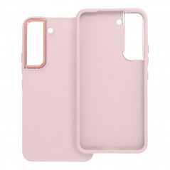 Kryt FRAME na Samsung Galaxy S22 Elegant  Púdrovo ružový