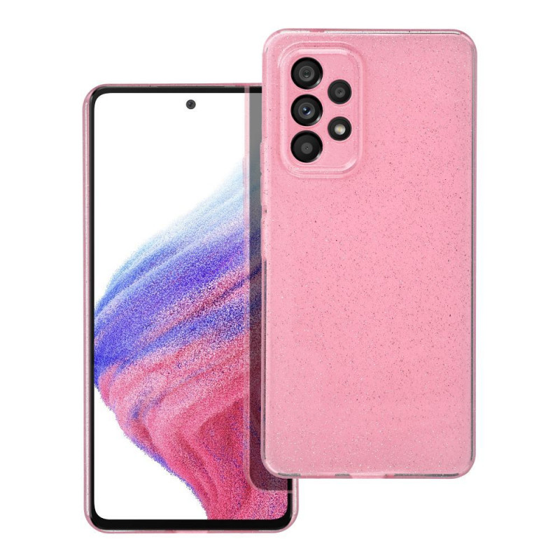 Kryt CLEAR 2mm BLINK na Samsung Galaxy A53 5G Ružový