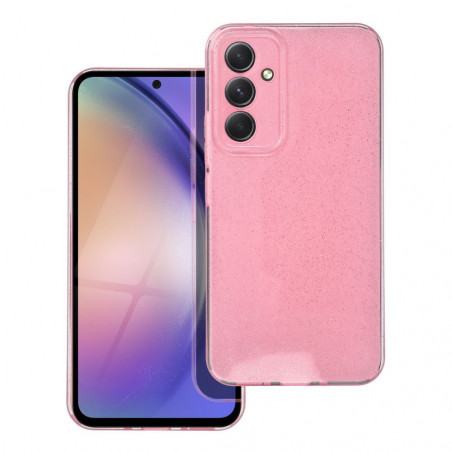Kryt CLEAR 2mm BLINK na Samsung Galaxy A54 Ružový