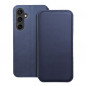 Peňaženkové puzdro Dual Pocket book na Samsung Galaxy S23 FE Tmavší modrý