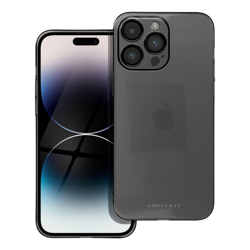 Kryt Roar Pure Simple Fit  na Apple iPhone 14 Pro Max Čierny