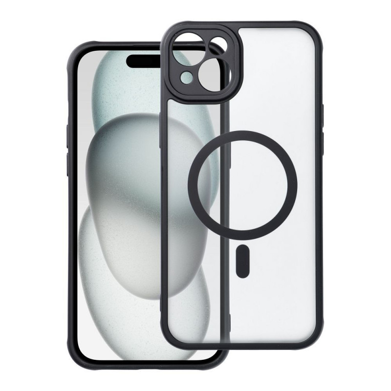 Kryt Matte Mag Cove na Apple iPhone 15 Plus MagSAFE  Čierny