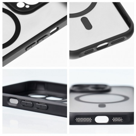 Kryt Matte Mag Cove na Apple iPhone 13 mini MagSAFE Čierny