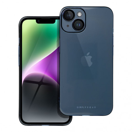 Kryt Roar Pure Simple Fit na Apple iPhone 14 Tmavší modrý