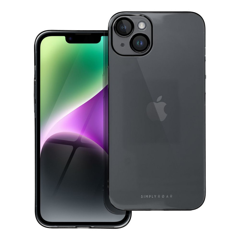 Kryt Roar Pure Simple Fit  na Apple iPhone 14 Plus Čierny