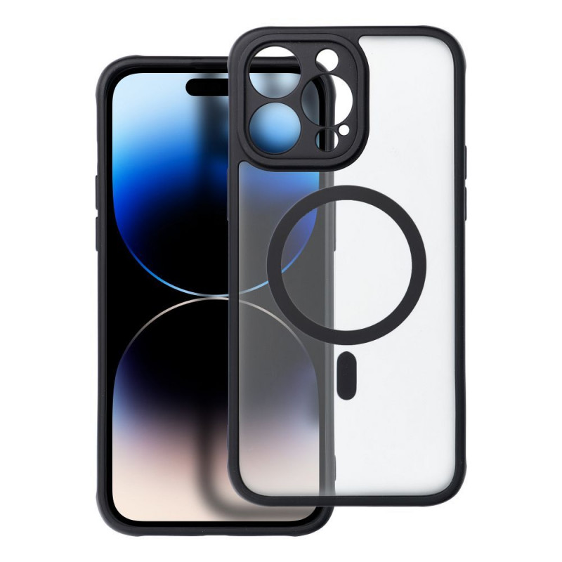 Kryt Matte Mag Cove na Apple iPhone 14 Pro Max MagSAFE  Čierny