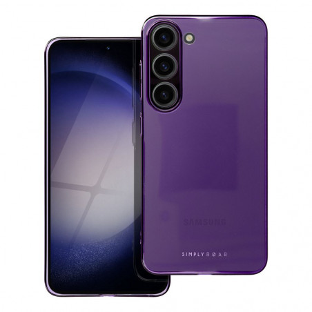 Kryt Roar Pure Simple Fit na Samsung Galaxy S23 5G Fialový (Purple)