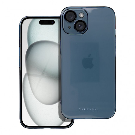 Kryt Roar Pure Simple Fit na Apple iPhone 15 Tmavší modrý