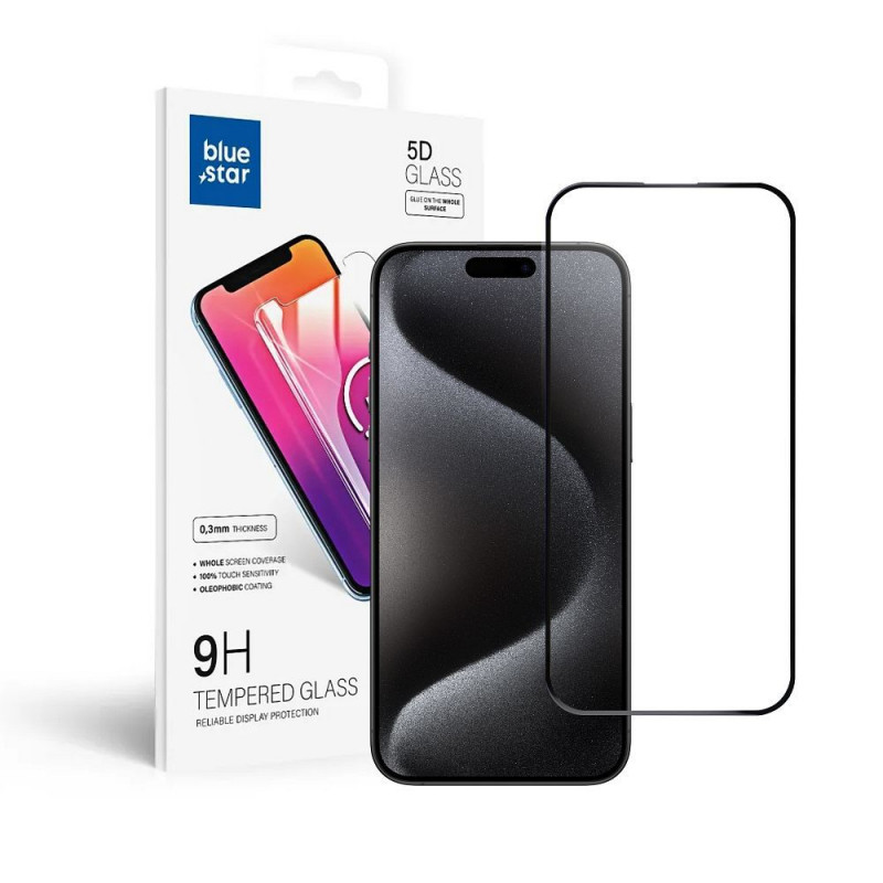 Ochranné sklo Blue Star 9H na Apple iPhone 15 Pro Max Transparentný