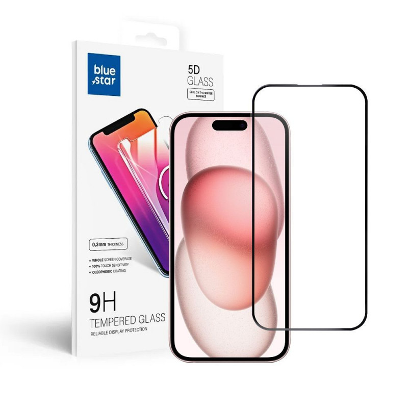 Ochranné sklo Blue Star 9H na Apple iPhone 15 Transparentný
